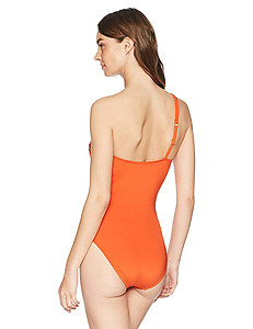Kenneth Cole New York Women's Shoulder One Piece Swimsuit